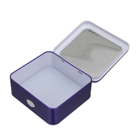 metal can food with window